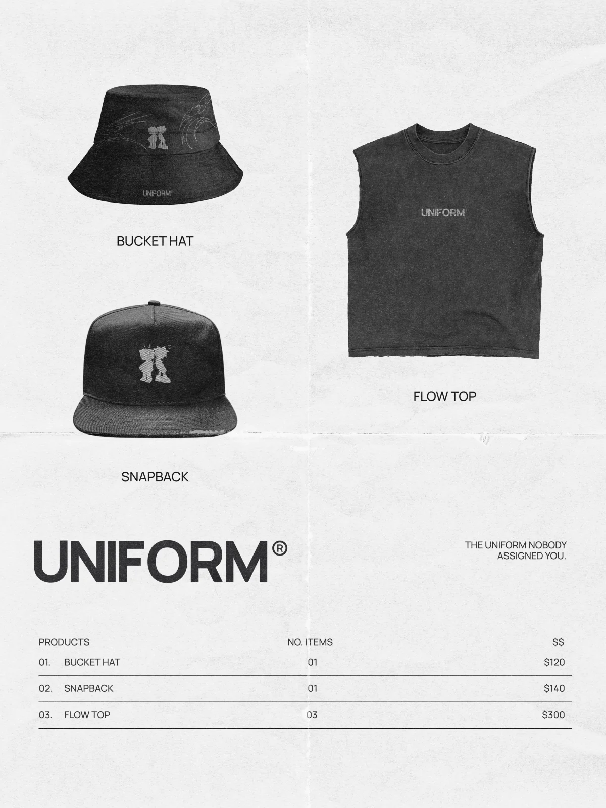 UNIFORM | Streetwear Brand Identity