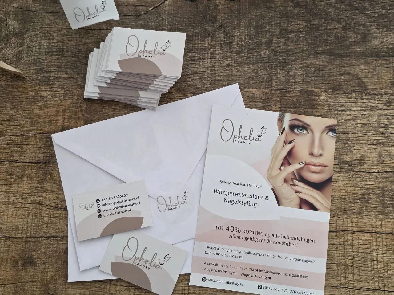 Ophelia Beauty | Brand Identity & Website Design