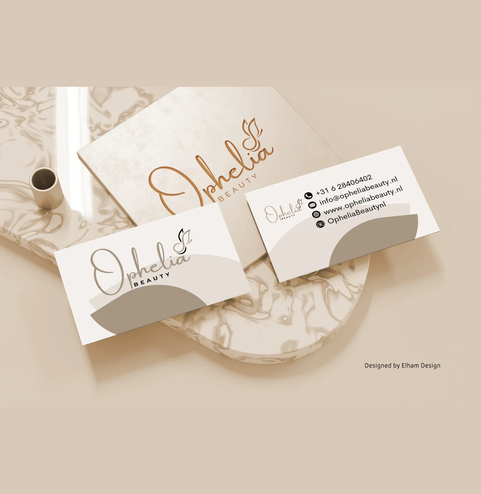 Ophelia Beauty | Brand Identity & Website Design