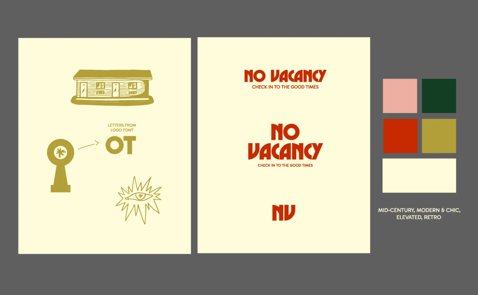 No Vacancy - Motel (Brand Identity)