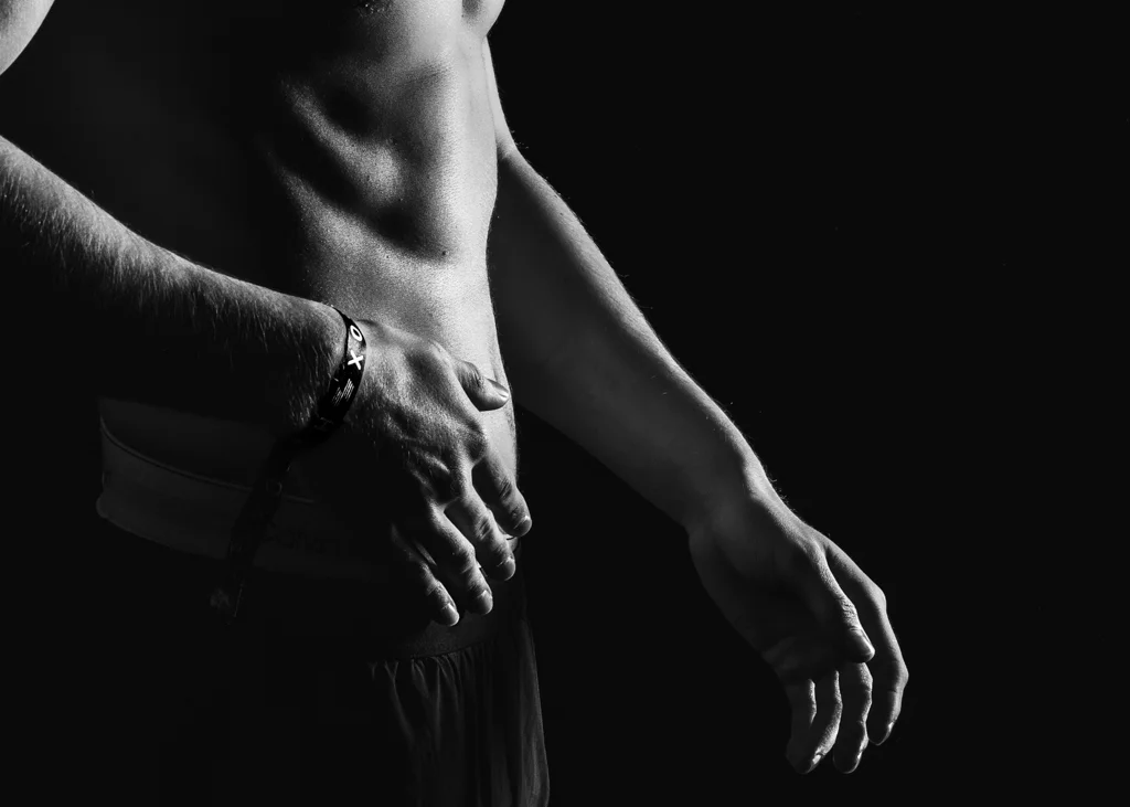 Fitness Fotoshoot Zwartwit