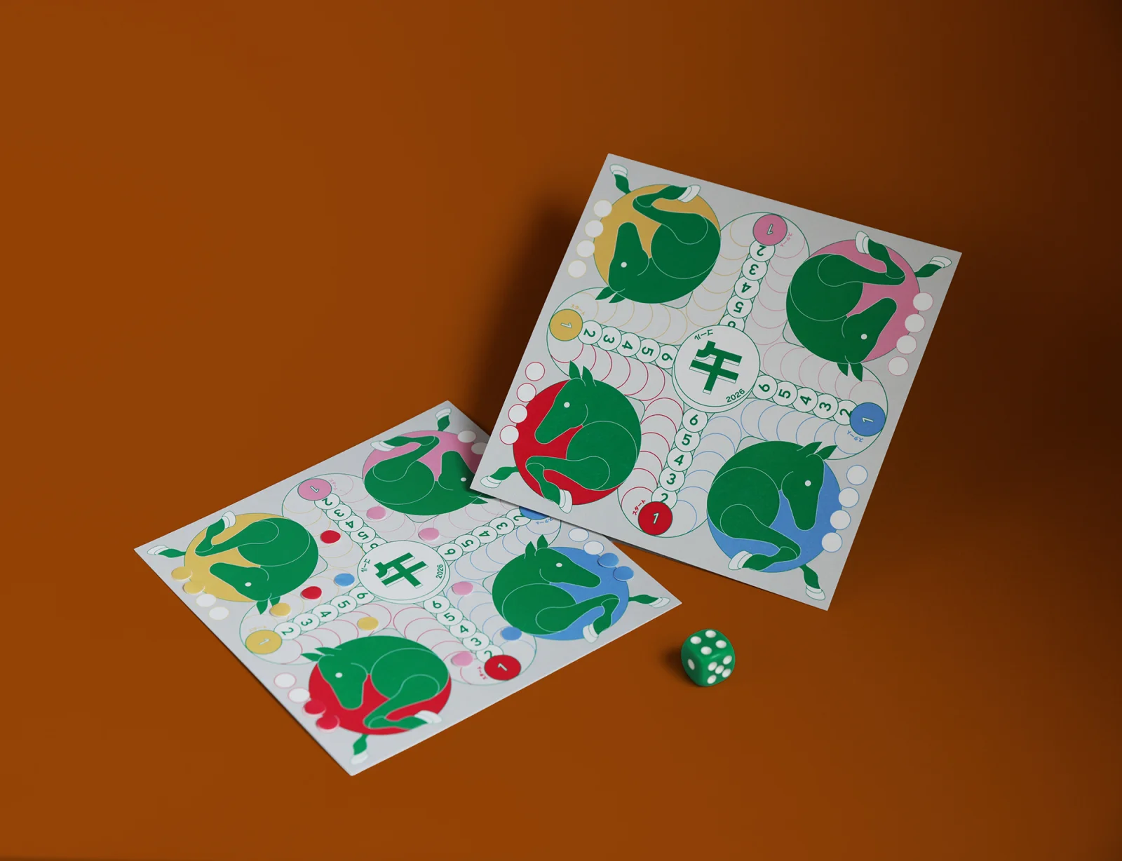 2026 Greetings A horse race playable card