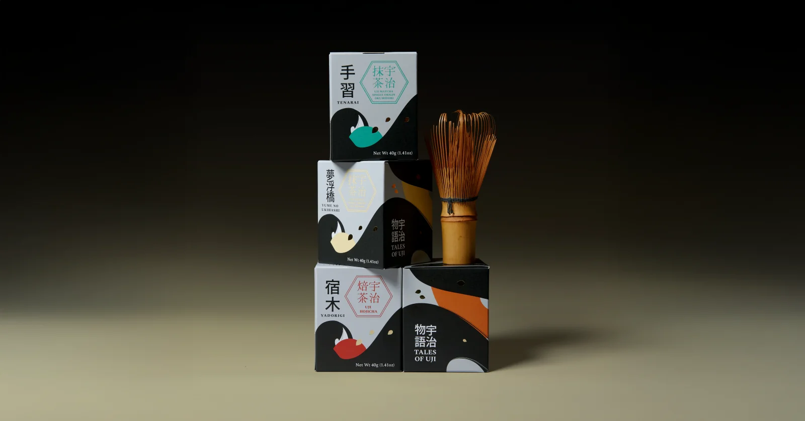 Tales of Uji Premium Uji tea collection packaging