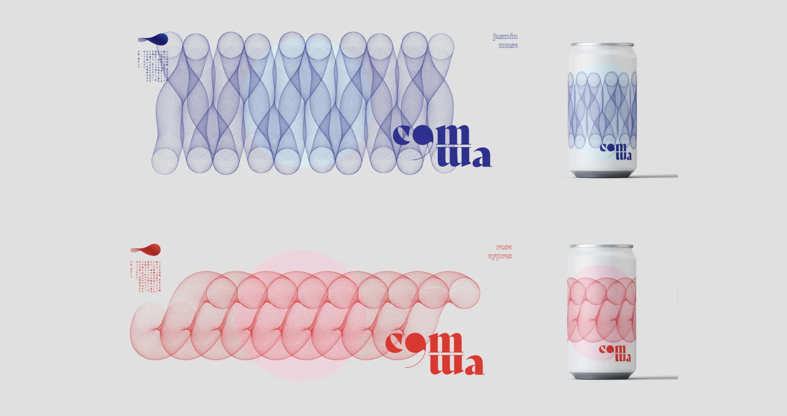 Comma Fragrance Brand Identity