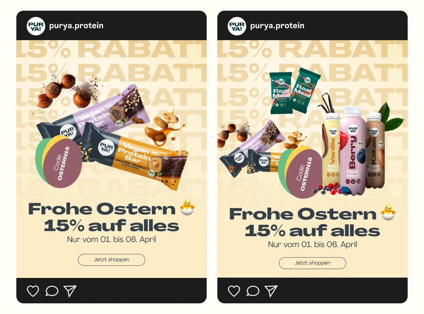 Easter Campaign – Multi-Concept Ad Exploration for Purya