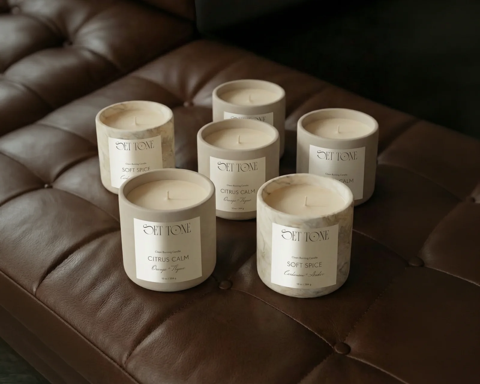 Set Tone | Sustainable Candle | Brand Identity | Packaging Design | Social Media Templates