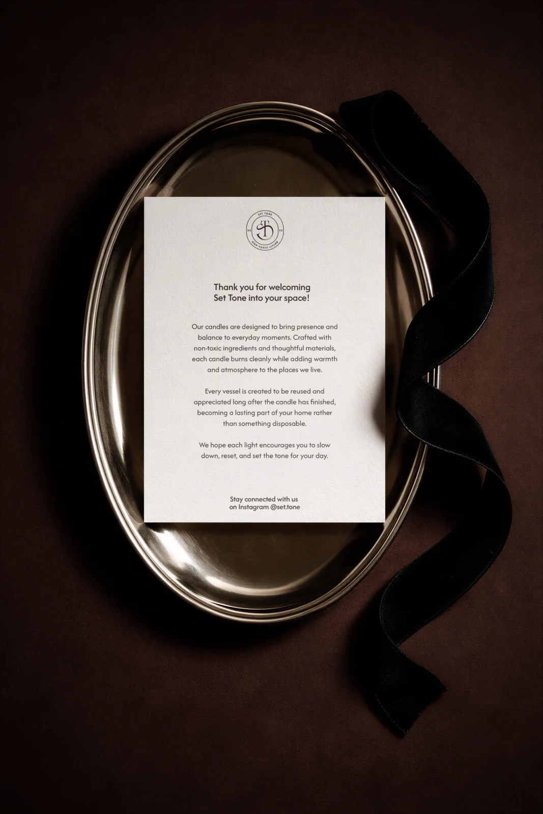 Set Tone | Sustainable Candle | Brand Identity | Packaging Design | Social Media Templates