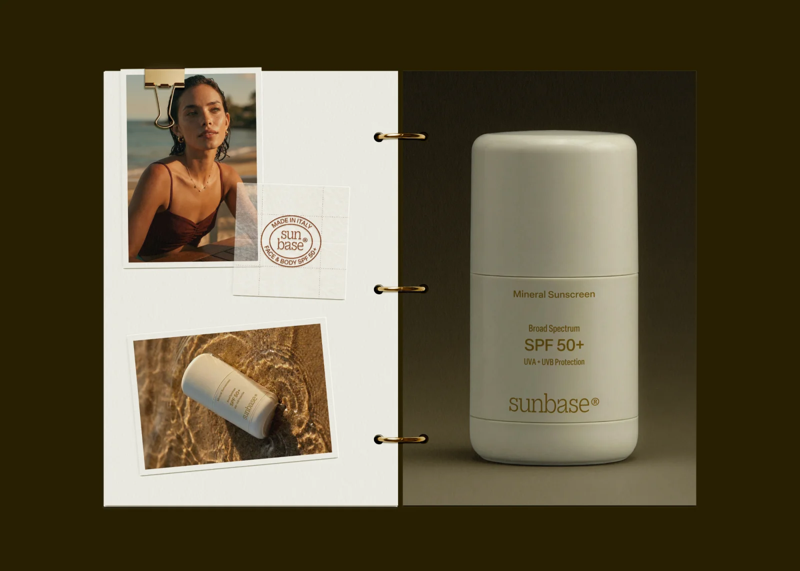 Sunbase | Minimalist Sunscreen | Brand Identity & Packaging Design