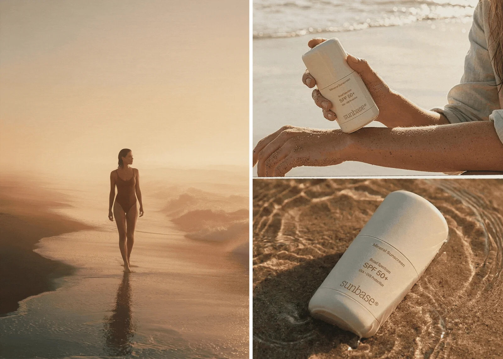 Sunbase | Minimalist Sunscreen | Brand Identity & Packaging Design