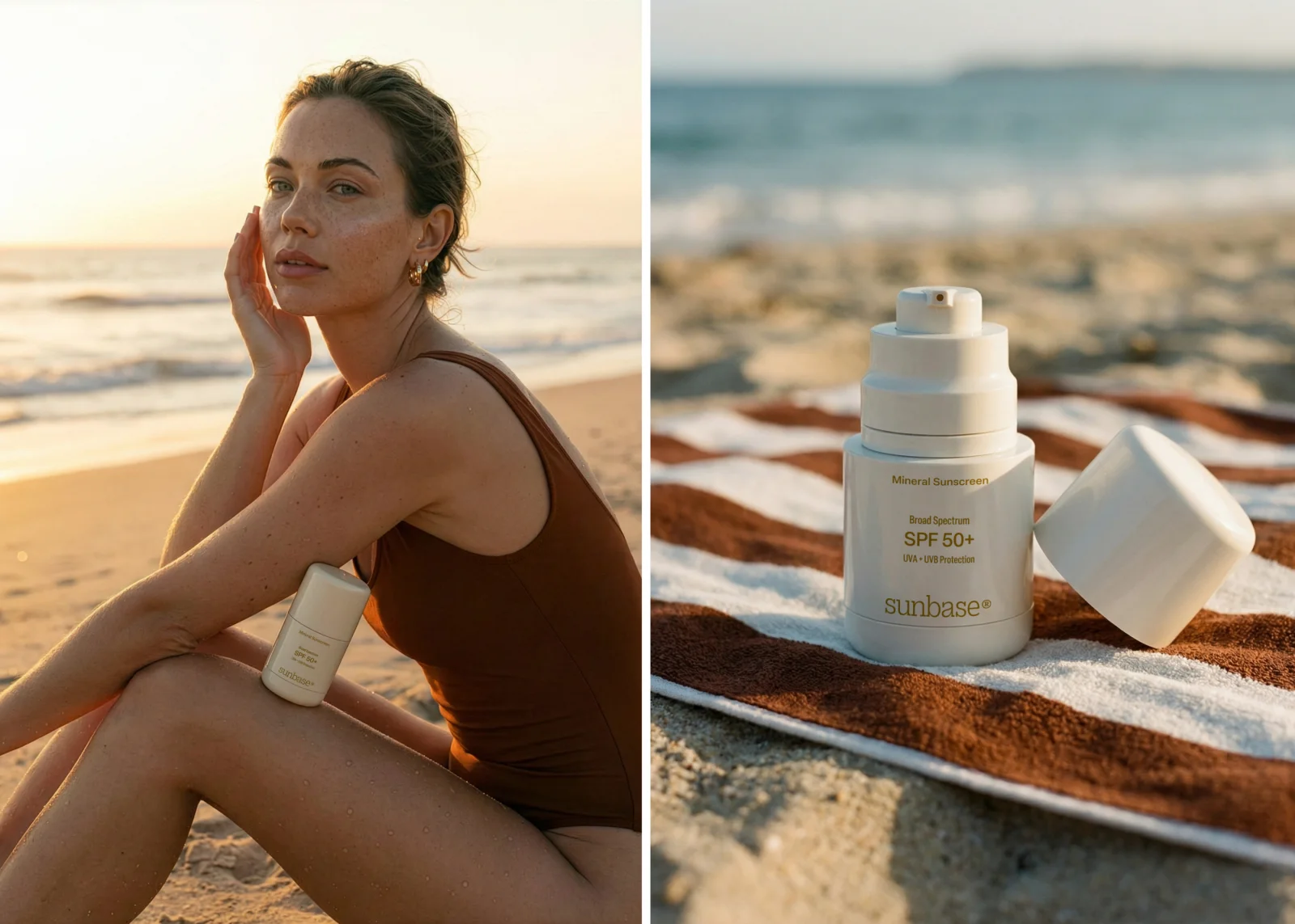 Sunbase | Minimalist Sunscreen | Brand Identity & Packaging Design