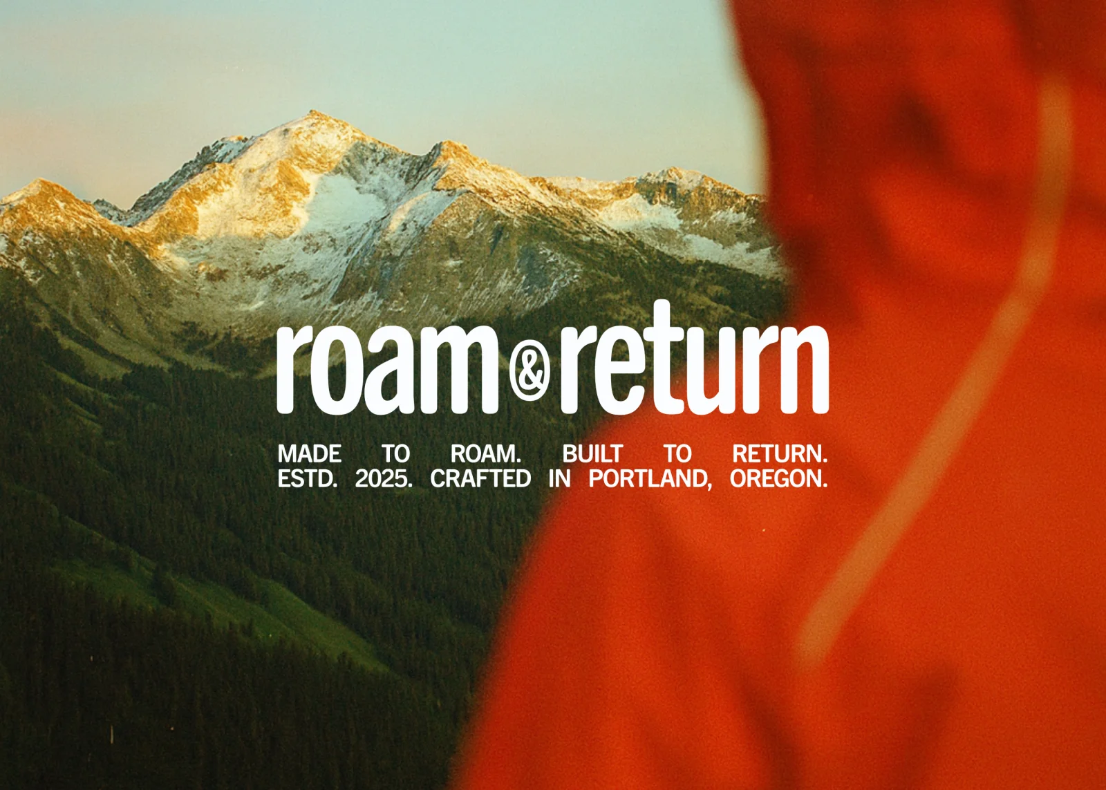 Roam & Return | Outdoor Apparel | Brand Identity & Product Label Design