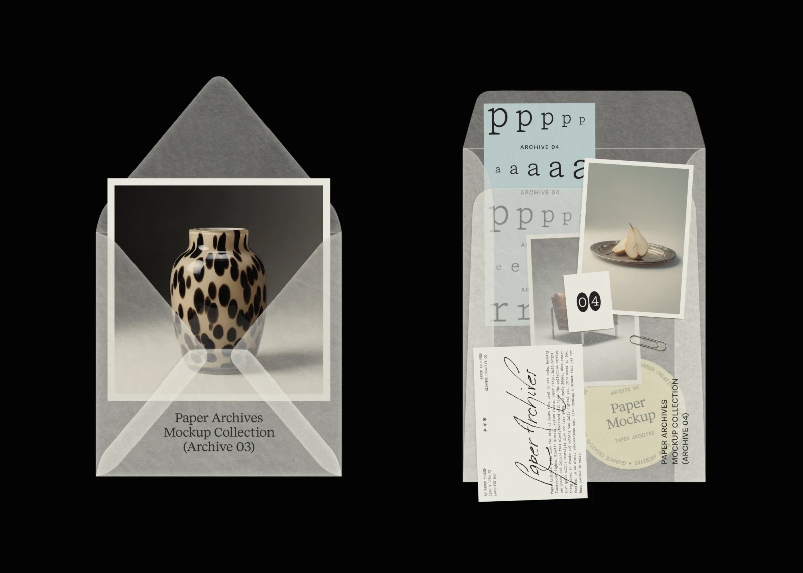 Paper Archives | Mockup Collection Design & Art Direction