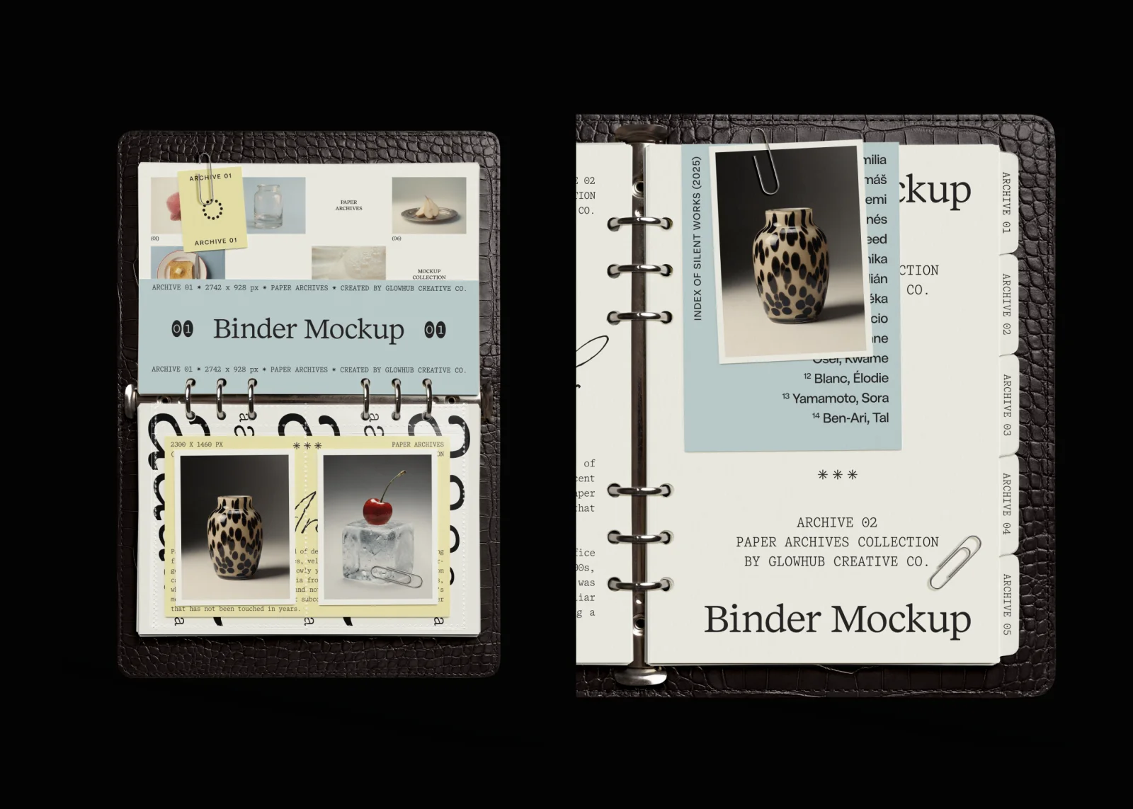 Paper Archives | Mockup Collection Design & Art Direction