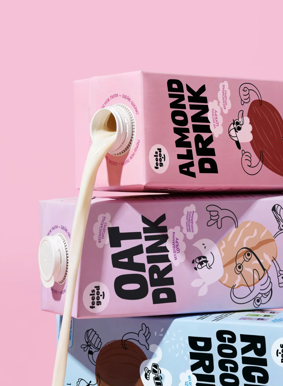 Packaging Design for Plant-Based Drinks