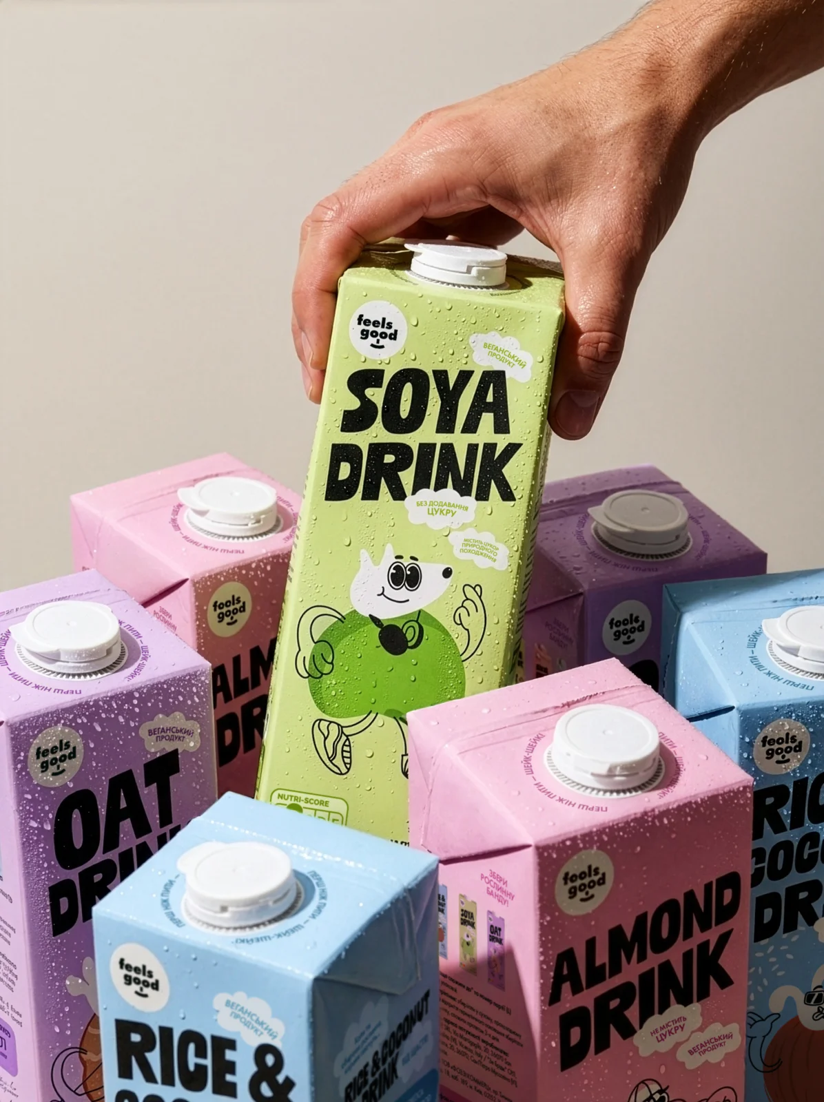 Packaging Design for Plant-Based Drinks