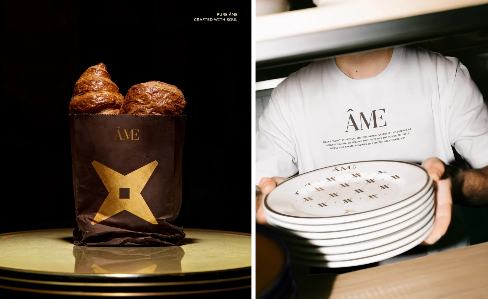 ÂME — Brand Identity for a Café-Bakery in Cannes
