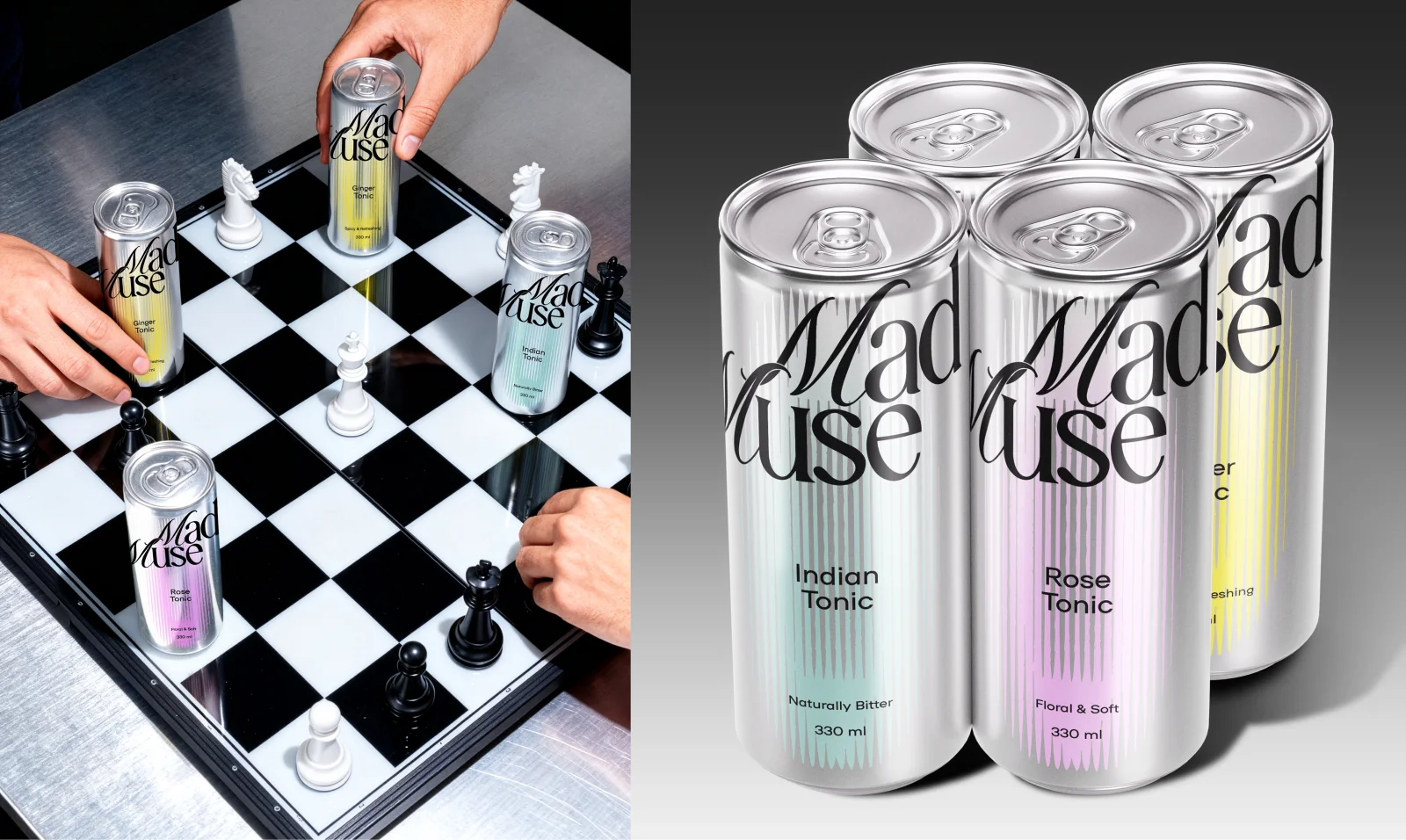 Mad Muse — Tonic & RTD Cocktail Branding