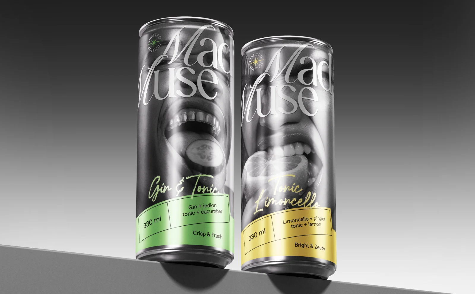 Mad Muse — Tonic & RTD Cocktail Branding