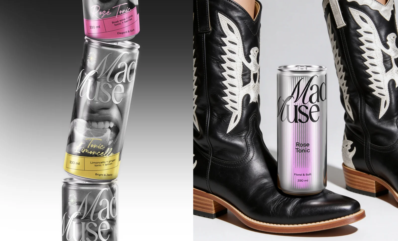 Mad Muse — Tonic & RTD Cocktail Branding