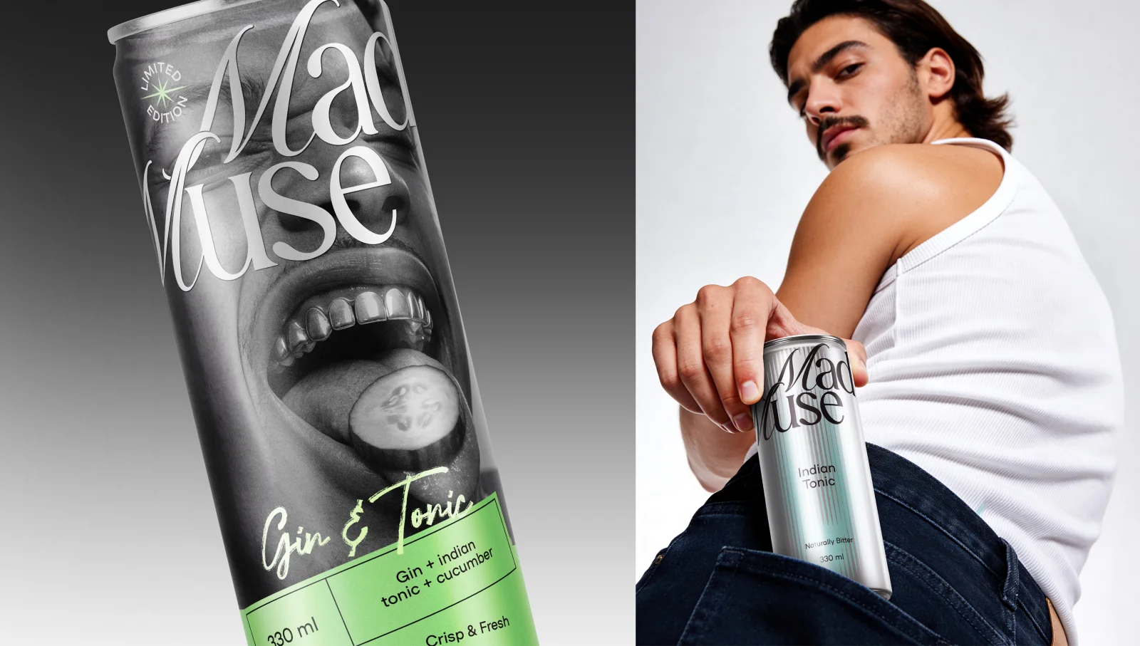 Mad Muse — Tonic & RTD Cocktail Branding