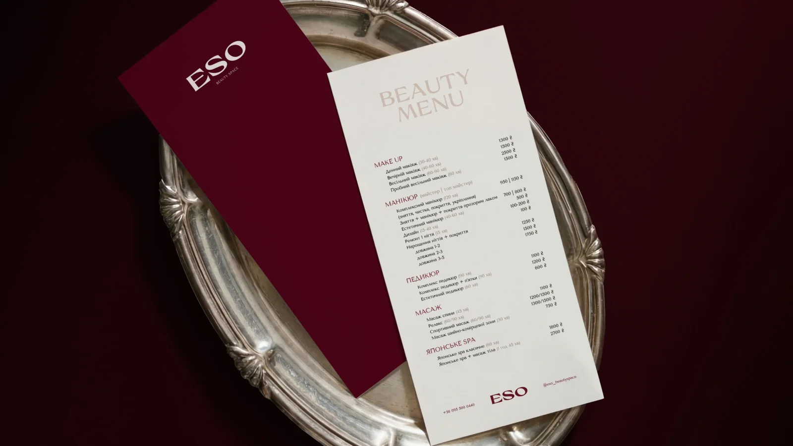 ESO — Branding for a Beauty Space