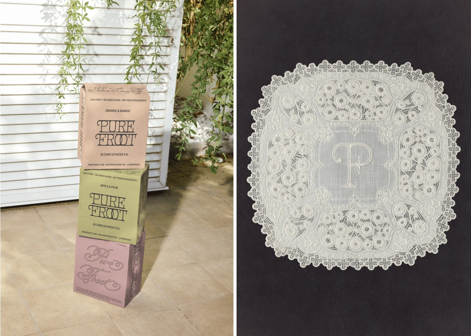 Pure Froot | Organic Juice Brand Identity | Can Design