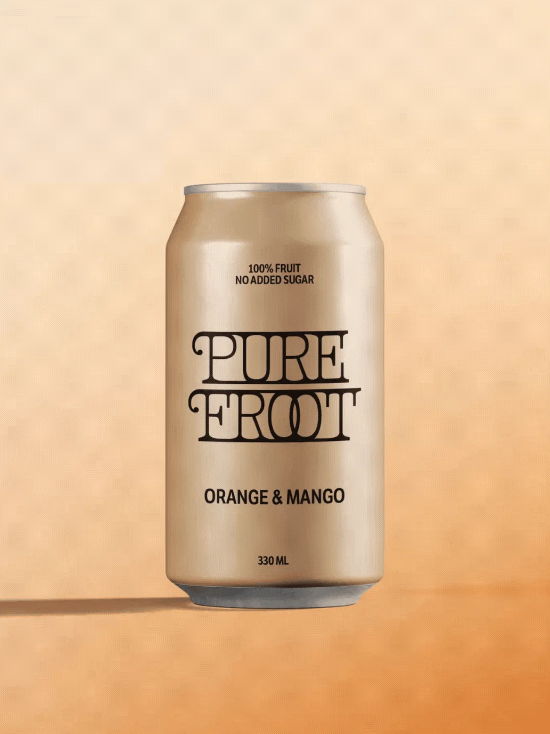 Pure Froot | Organic Juice Brand Identity | Can Design