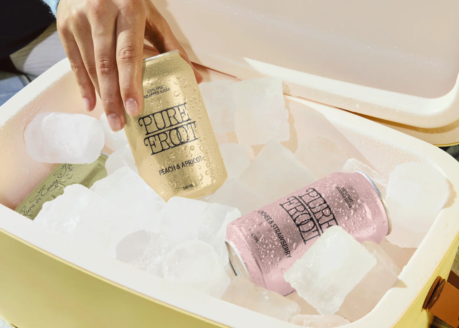 Pure Froot | Organic Juice Brand Identity | Can Design